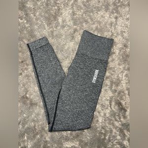 Gymshark Adapt Marl Seamless Leggings - Black - Extra Small